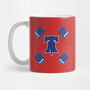 Phillies Phightins Barbell Gym - Blue Mug